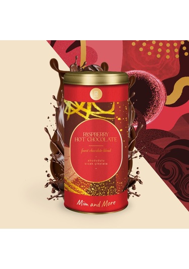 Mim And More Ahududulu Sıcak Çikolata Raspberry Hot Chocolate Tin 200 G