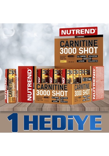 Nutrend L-Carnitine Shot 3000 Mg. 60 Ml. X 20 Ampül