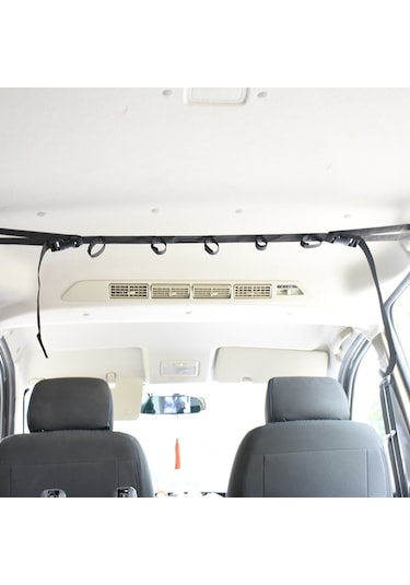 Novahub Balık Olta Taşıma Askısı - Kolay Kurulum, 2 Adet Siyah Nylon