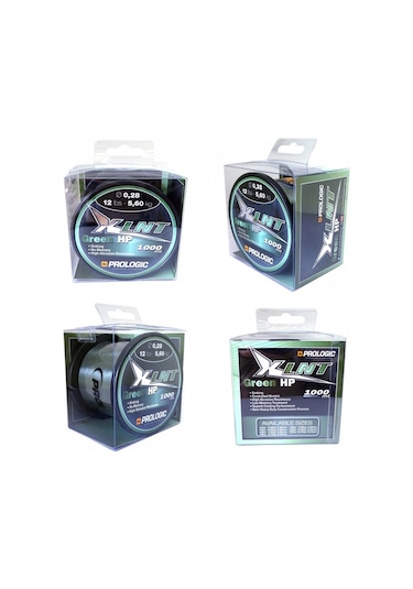 Prologic XLNT HP 1000M Green Misine 0.33 mm 7.4 kg 16 lbs