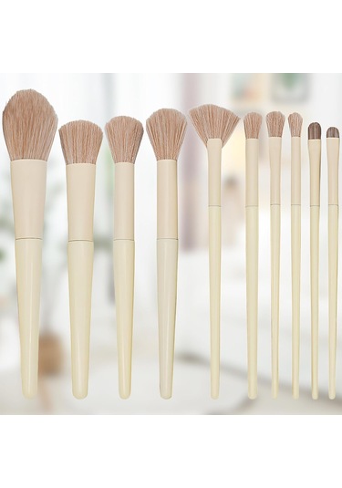 Fondöten, Pudra, Kapatıcı Ve Göz Farları İçin Sentetik Makyaj Fırçası Seti İle Makyaj Becerilerinizi Geliştirin