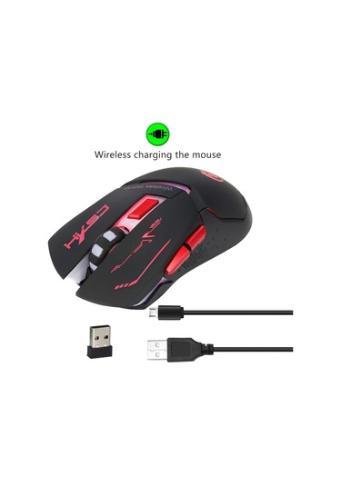 Hxsj X30 Kablosuz 2400 DPI Ayarlanabilir Gaming Mouse