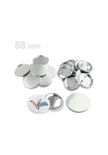 58 Mm Buton Rozet Sarf Vg58brs 100 Adet