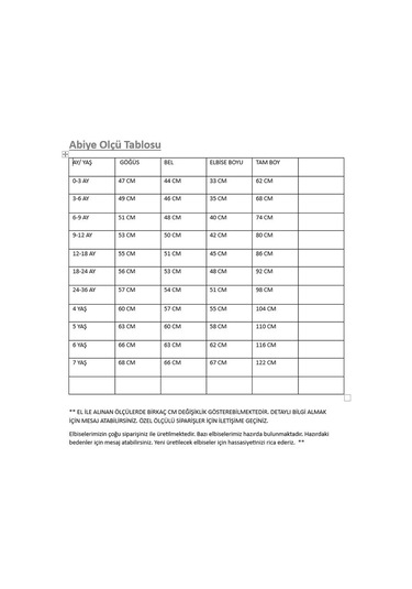 Güllü Kız Çocuk Bebek Bebe Yaka Ekru Abiye Mevlüt Elbise 001