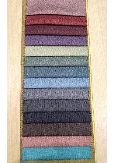 As Perde Keten Blackout Karartma Fon Perde Çok Renkli