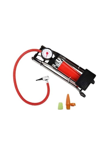 Basınç Göstergeli Oto Lastik Şişirme Ayak Pompası Araç Lastik Bis