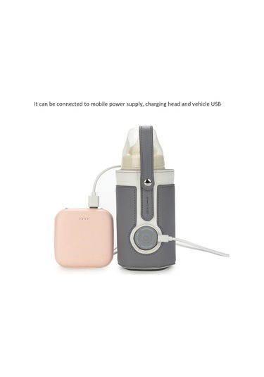 Sones 027 Deri Yalıtımlı Bebek Şişesi Kılıfı Isıtmalı Şişe Çantası, Beden: Ücretsiz Beden Lacivert