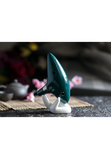 Hermann Mayer Hmo12Gr Pro Seramik Alto Ocarina - Yeşil