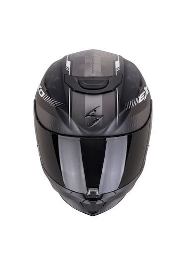 Scorpion Exo 391 Ava Kapalı Motosiklet Kaskı Mat Siyah Gümüş