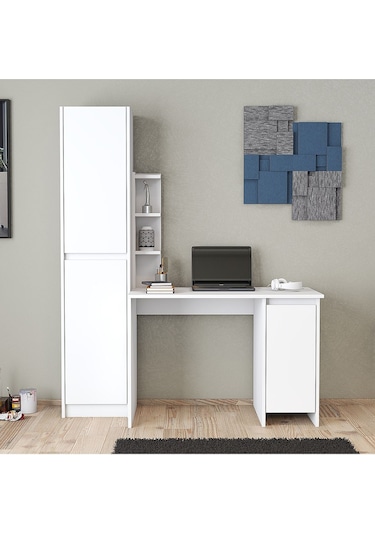 Umg Mobilya Ege-astira Çalışma Masası, Bilgisayar Masası Beyaz