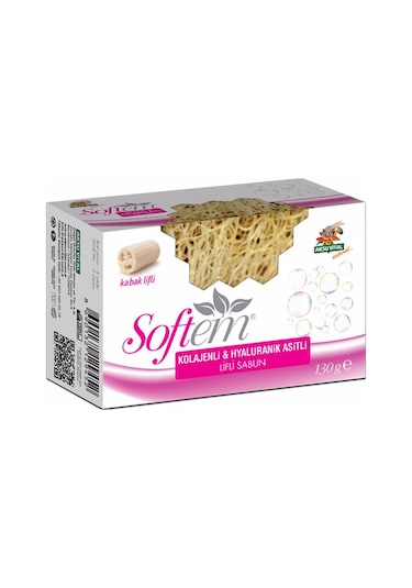 Softem Kolejenli & Hyaluronik Asitli Kabak Lifli Sabun 130 G