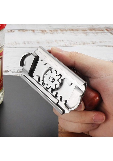 Kavan Açıcı Paslanmaz Çelik Ayarlanabilir Alet 14 İnç Şişe Kutu Kapaklar, Yaşlılara, Artrit, Kadın, Şilden, Zayıf Eller Paslanmaz Çelik