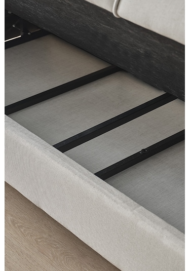 Flavia 3'lü Kanepe Salon, Oturma Odası Yataklı Bazalı Krem