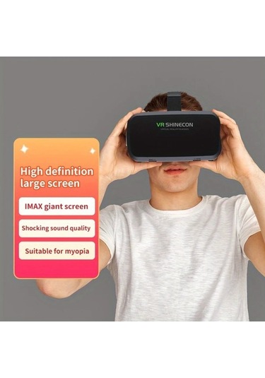 Motion003 1 Adet G04eb Beyaz Fiziksel Optik Vr Gozluk Ses Fonksiyonlu Kompakt Tasarim 3d Etkilesimli Oynatma