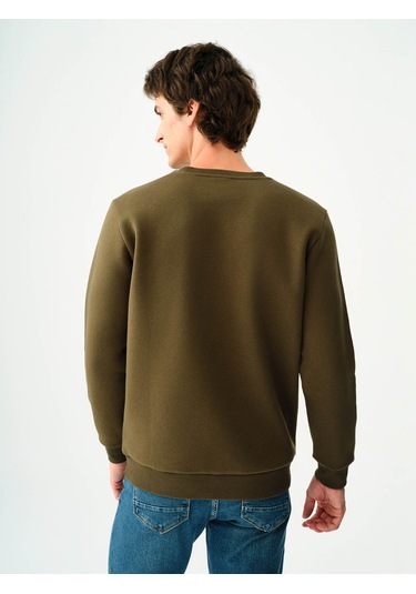 Loft Erkek Sweatshirt Koyu Haki Lf2034268 25kp69000079 P69195 Koyu Haki