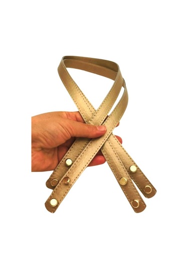 Çanta Aksesuar Vidalı Trok Rivet Light Gold Renk 4 Adet