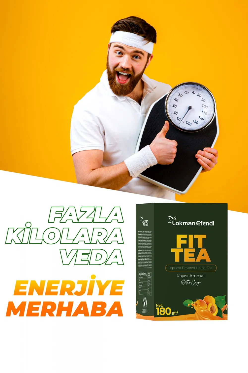 Lokman Efendi Kayısılı Form Çayı Fit Tea Bitkisel Karışım Detoks Çayı 180 Gr