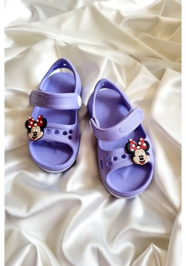 Akınal Bella Işıklı Çocuk Sandalet E274-lila Lila