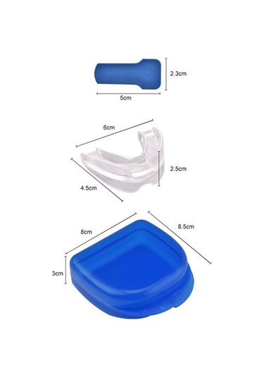 Qingmipy Gece Horlaması Ve Diş Gıcırdatma İçin Silikon Ağızlık - Isıyla Şekillendirilebilir, Taşınabilir Kutu