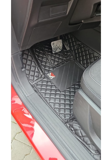 Araca Özel Havuzlu 8d Deri Paspas Dacia Duster 2010 - 2016 Feyza