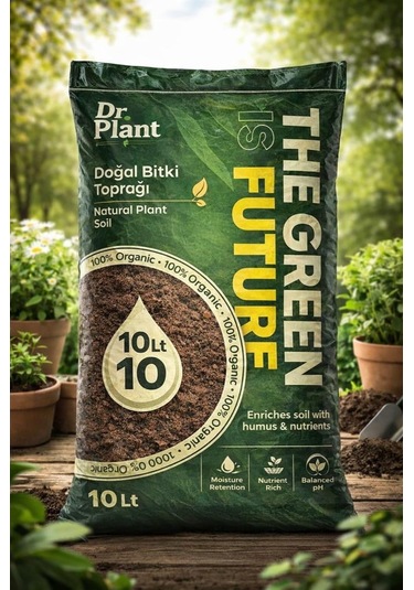 Omnipazar So-drtop3 Doğal Çiçek Bitki Toprağı Cocopeat Toprak 10 Lt 10 L