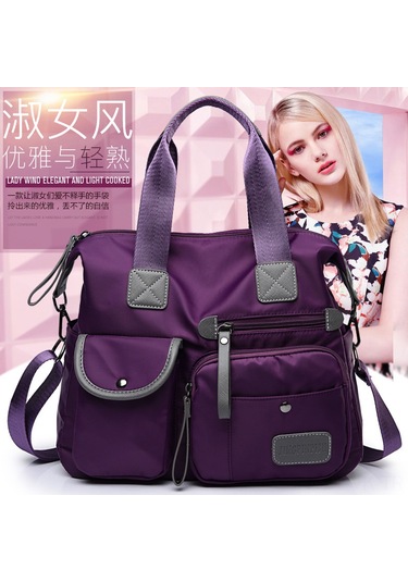 Vkemall 2024 Yeni Moda Kadın Çantası - Anne Çantası, Seyahat Çantası, Omuz Çantası, Mavi Mavi