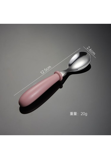 Moveevo Çocuklar İçin 304 Paslanmaz Çelik Çatal Kaşık Kutusu Seti - Yeşil Desenli, El Tutması Kolay, Hediye İçin Uygun Yeşil