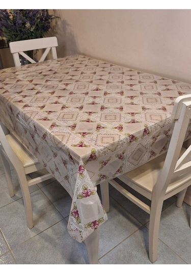 Şeffaf 0.018 Mm Pvc Muşamba - Desenli Silinebilir Şeffaf Masa Örtüsü 16ns40 Şeffaf