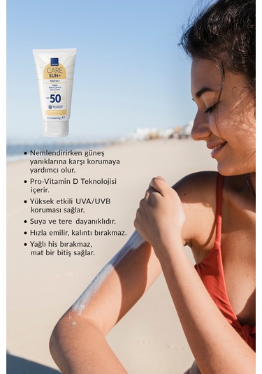 Avon Sun+ Protect Yüz İçin Parlaklık Kontrolü Güneş Kremi SPF50 50 ML