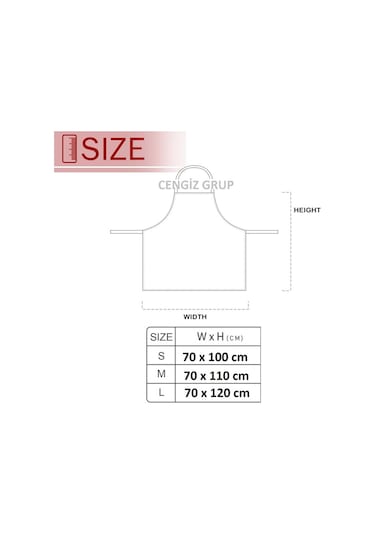 Mutfak Kasap Iş Işçi Bulaşık Pvc Önlük - 456174525