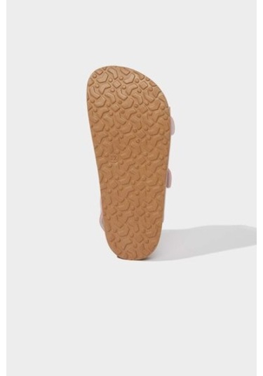 DeFacto Kız Çocuk Cırt Cırtlı Düz Taban Sandalet C2804A825SMPN225 Pembe