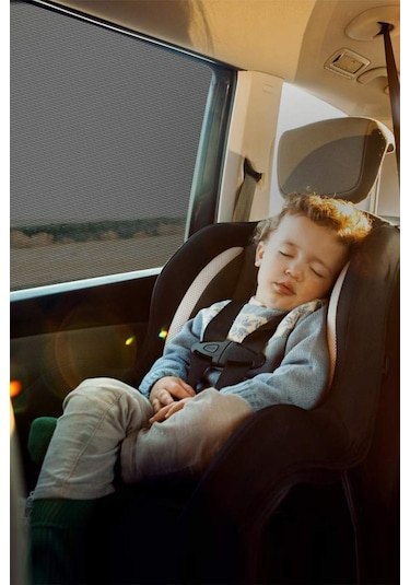 2 Adet Araç Yan Cam Güneşlik Anne Bebek Emzirme Araba Kapı Perdesi Çocuk Koruyucu Oto Sineklik Örtü