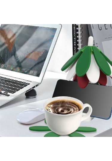 Ulzyvf Yalıtım Renkli Örtüsü Noel Matı Masa Isıya Isı Dayanıklı Çok Ağacı A Yw Çok Renkli