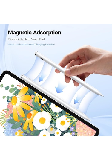 Ugreen Stylus Kalem Alüminyum Alaşımlı Hassas Dokunmatik Kontrol Kalemi 1.5mm Pom Ucu İle İpad Uyumlu 6/7/8/9/10