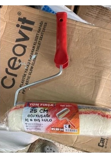 Tüm Fırça Gökkuşağı Iç-dış Cehe Rulo 25 Cm