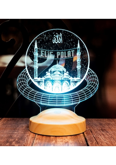 Mahyalı Camii, Kişiye Özel Dini Hediye 3D Led Lamba