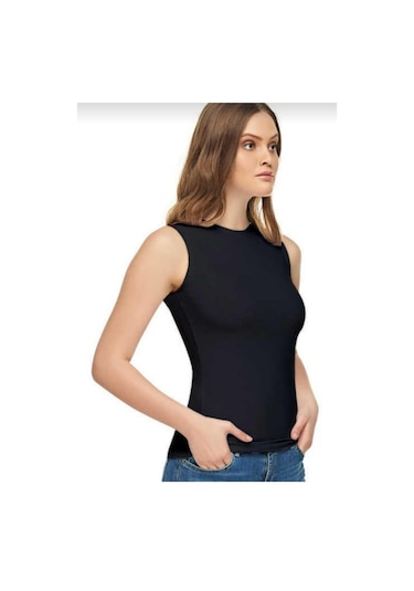 Tutku Elit 2201 Bayan Elastan Sıfır Kol Atlet 3 Adet 001