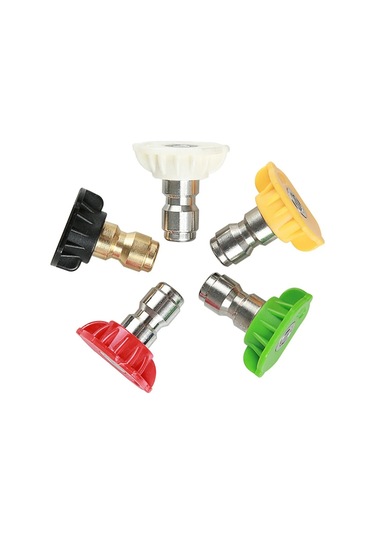 Basınçlı Yıkama Tabancası Adaptörü 1/4 Hızlı Adaptör + Karcher Uyumlu K2 K6 K7 İçin 5 Nozul