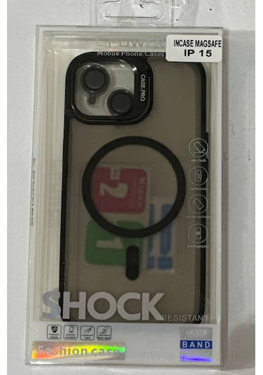 İphone 16 Kılıfı, Kaliteli Kamera Lens Koruyucu Dahil, Magsafe Uyumlu Darbe Dayanaklı, 3 Renk Siyah