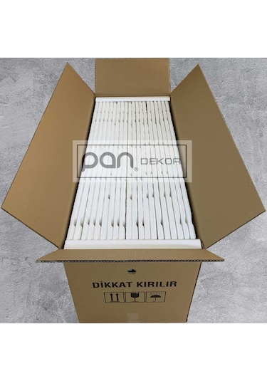 5 Adet X Karma Taş Desenli 3D Strafor Köpük Duvar Kaplama Paneli (446785824)