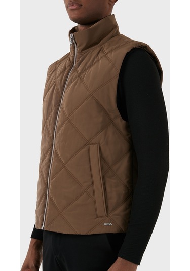 Boss Erkek Yelek 50506356 249 Kahve