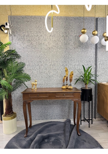 Ahşap Kayın Kaplamalı Dresuar Ceviz