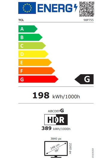 TCL 98P755 98" 4K Ultra HD Uydu Alıcılı Google LED TV