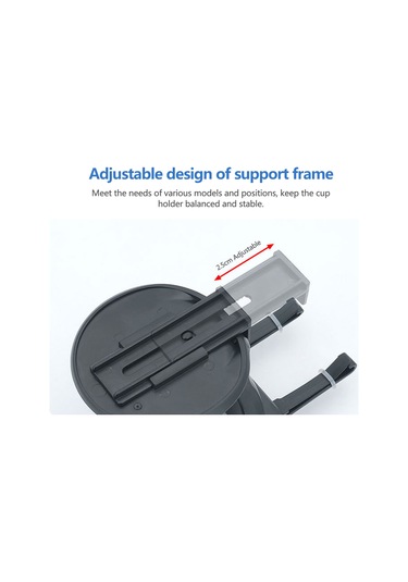 Gajeena Oto Havalandırma Delikli Çok Amaçlı Bardak Tutucu - Tek Elle Hızlı Erişim, Sabit Konum, Dayanıklı Abs Malzeme