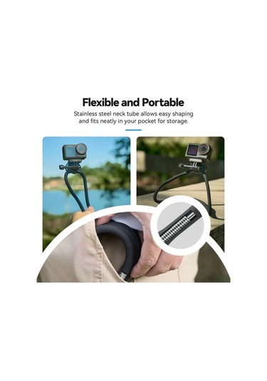 Motion003 Telesın Halter Se 2 0 Boyun Askılı Stand Se 2 0 Hava Yastıklı Ayarlanabilir Göğüs Kayışı Go Pro Hero Djı Action Insta360 Uygun -