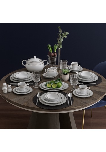 Güral Fodis Güral Porselen 84 Parça Yemek Takımı 01 Açık