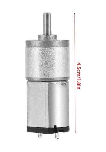 Dianziye 6v 100rpm Yüksek Torklu Dc Dişli Motoru - Metal Dişliler, Düşük Gürültü, Uzun Ömürlü Akıllı Araçlar, Robotik Kolları İçin