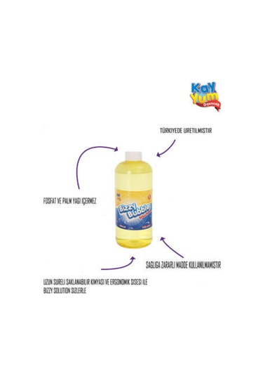 Kayyum Oyuncak BizzyBubble Köpük Sıvısı Tüm Köpük Tabancalar İçin