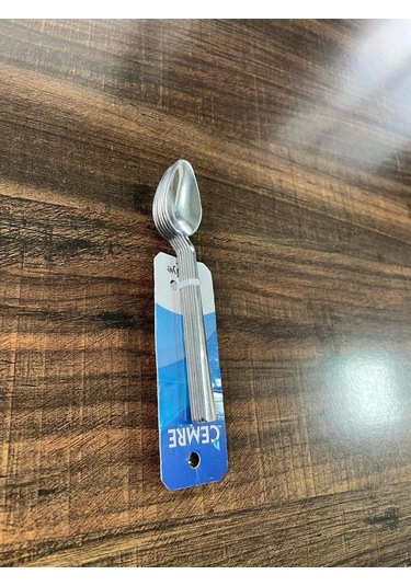 Enashop Paslanmaz Çelik Çay Kaşığı Seti 12 Adet Klasik Düz Model Inox