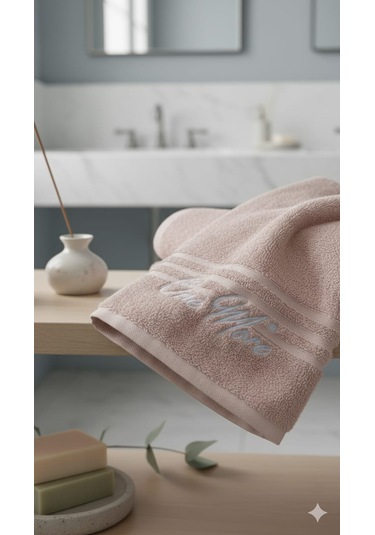 One More Internatıonal Banyo Havlusu Açık Pembe